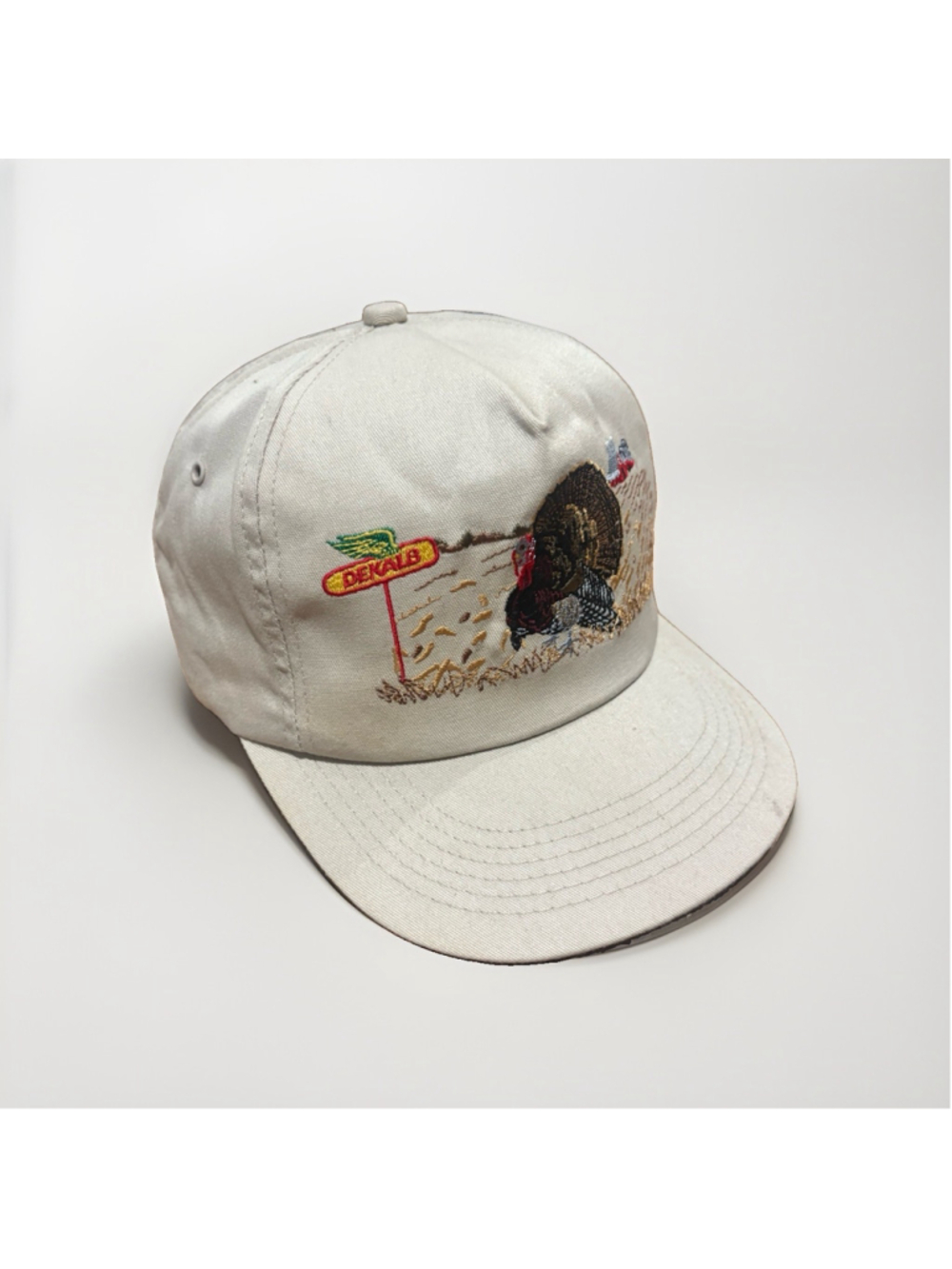 Vintage K-Products Dekalb Hat Turkey Farm Scene Trucker Wildlife Series Country